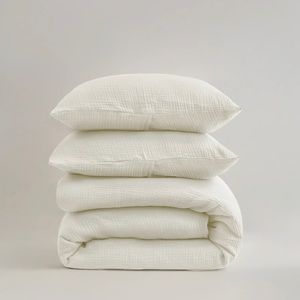 Quince Organic Airy Gauze Duvet Cover Set